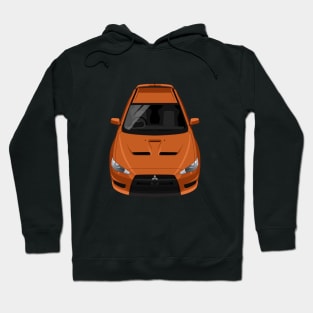 Lancer Evolution X Evo 10 2008-2016 - Orange Hoodie